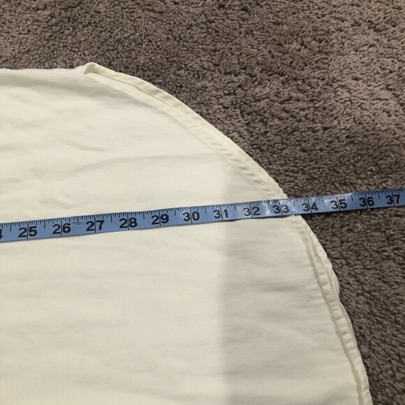 Victoria's Secret Gold Tag Vintage White Cream Embroidered Tunic Night Shirt - Picture 8 of 8